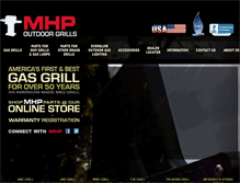 Tablet Screenshot of mhpgrills.com